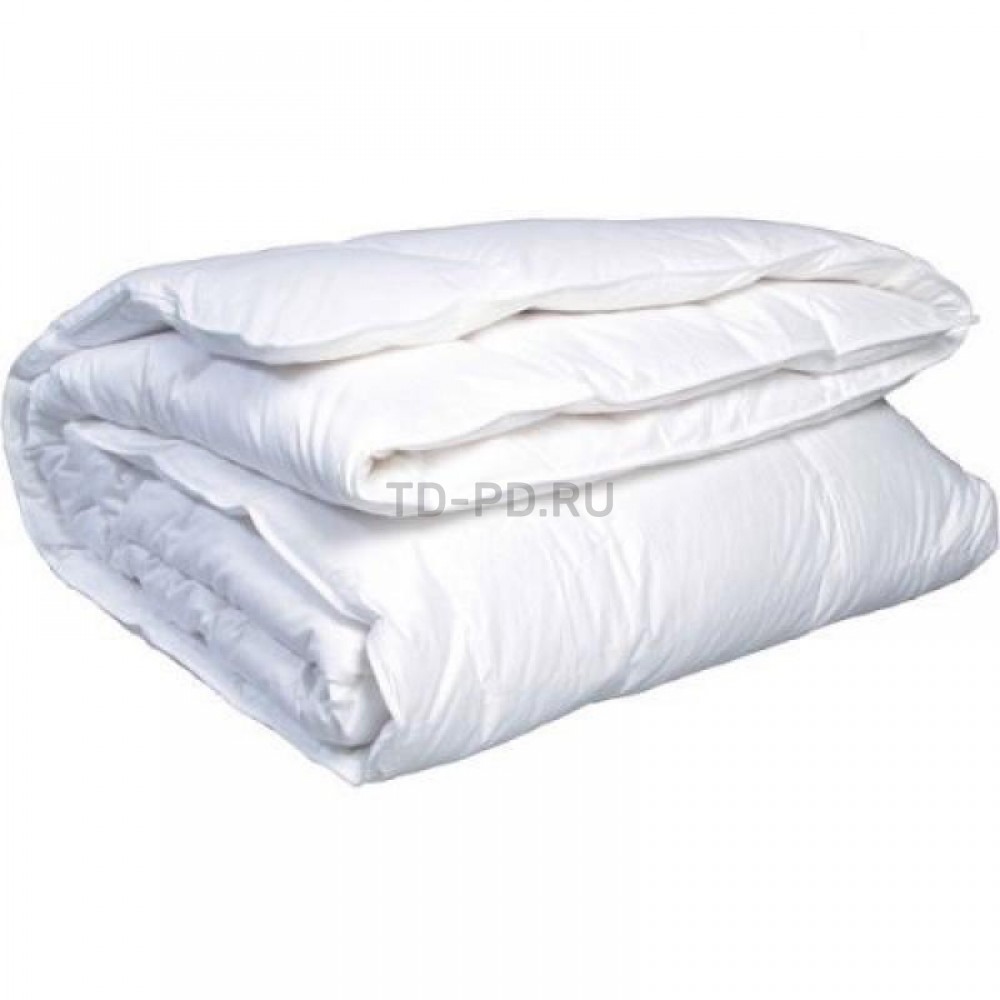 Одеяло лебяжий пух/микрофибра белая 172/205 (300гр/м2)